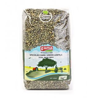 SPECKLED DARK GREEN LENTILS 1kg