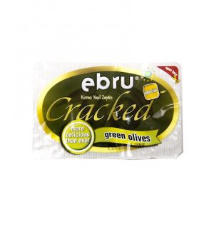 EBRU CRACKED GREEN OLIVES 250g